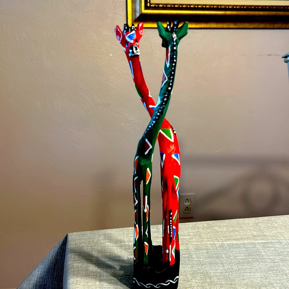 Kenya colorful giraffes